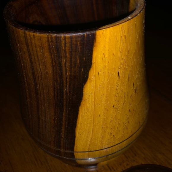 Accents Vintage Hand Turned Wooden Pot Lid Poshmark